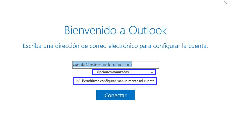 Configuración de correo SpaceMail vía IMAP en Office 365 Centro de Ayuda